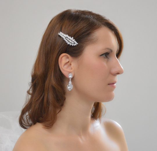 barrette mariage diamante 2