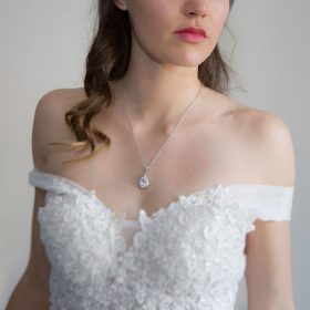 Collier cristal mariage